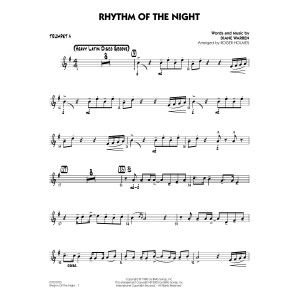 Rhythm of the Night (arr. Roger Holmes) - Trumpet 4