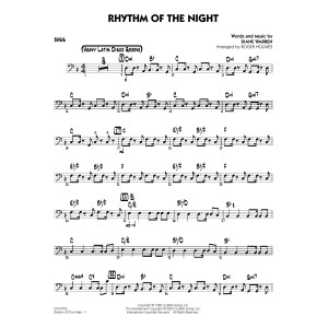 Rhythm of the Night (arr. Roger Holmes) - Bass