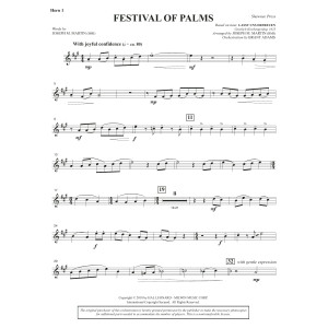 Festival of Palms (Full Orchestra) - F Horn 1