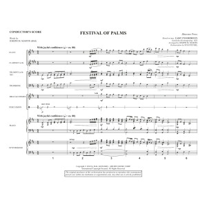 Festival of Palms (Consort) - Full Score