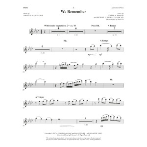 We Remember - Flute