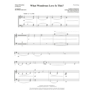 What Wondrous Love Is This? (arr. Heather Sorenson) - Keyboard String Reduction