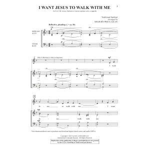 I Want Jesus To Walk With Me (arr. Milburn Price)
