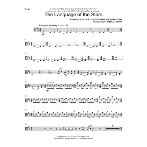 Language of the Stars (String Quartet) - Viola