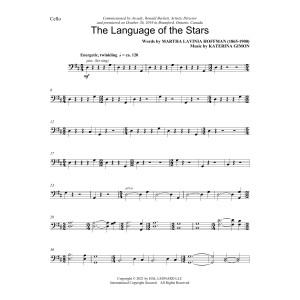 Language of the Stars (String Quartet) - Cello