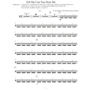 Tell Me Can You Hear Me - Tambourine