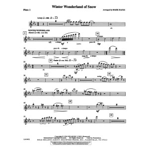 Winter Wonderland of Snow - Flute 1