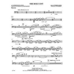 The Holy City (arr. Mark Hayes) - Bassoon