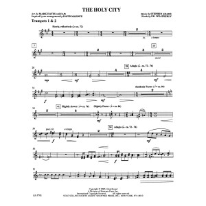 The Holy City (arr. Mark Hayes) - Trumpets 1 & 2