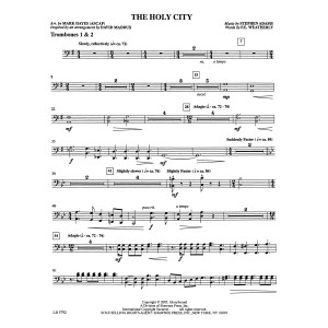 The Holy City (arr. Mark Hayes) - Trombone 1 & 2