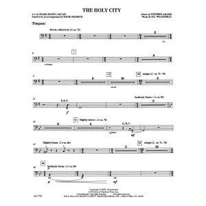 The Holy City (arr. Mark Hayes) - Timpani