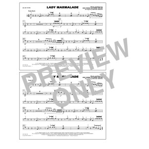 Lady Marmalade (from Moulin Rouge) (arr. Michael Brown) - Quad Toms