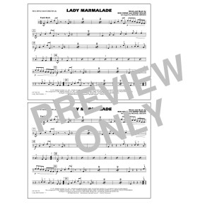 Lady Marmalade (from Moulin Rouge) (arr. Michael Brown) - Multiple Bass Drums