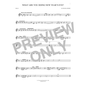 What Are You Doing New Year's Eve?