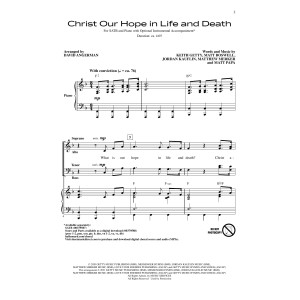 Christ Our Hope In Life And Death (arr. David Angerman)