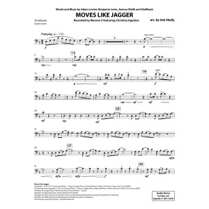 Moves like Jagger (for Brass Quintet) (arr. Seb Skelly) - Trombone