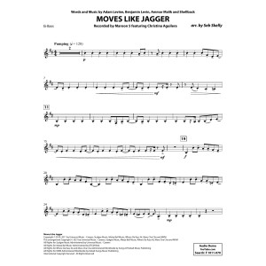 Moves like Jagger (for Brass Quintet) (arr. Seb Skelly) - Eb Bass T.C.