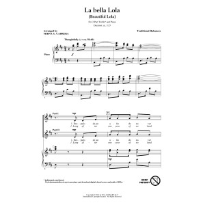 La Bella Lola (Beautiful Lola) (arr. Mirna Y. Cabrera)