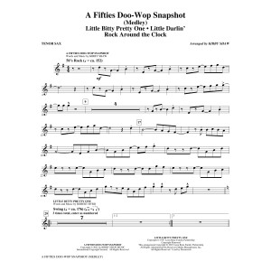 A Fifties Doo-Wop Snapshot (Medley) - Bb Tenor Saxophone