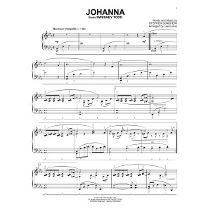 Johanna (from Sweeney Todd) (arr. Lee Evans)