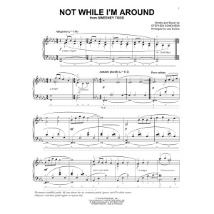 Not While I'm Around (from Sweeney Todd) (arr. Lee Evans)