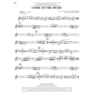 Come to the Music - Oboe