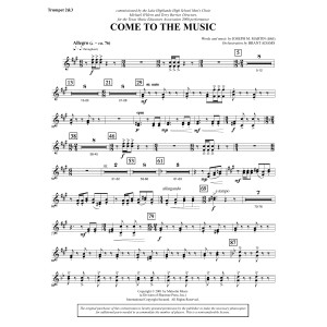 Come to the Music - Trumpet 2 & 3