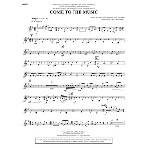 Come to the Music - Violin 2