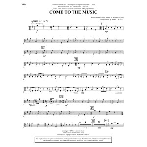 Come to the Music - Viola