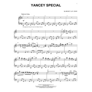 Yancey Special (arr. Brent Edstrom)