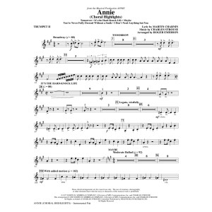 Annie (Choral Highlights) (arr. Roger Emerson) - Bb Trumpet 2