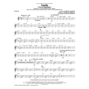 Annie (Choral Highlights) (arr. Roger Emerson) - Guitar