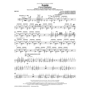 Annie (Choral Highlights) (arr. Roger Emerson) - Drums