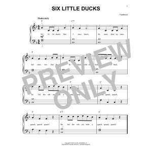 Six Little Ducks