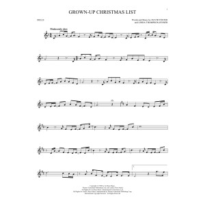 Grown-Up Christmas List