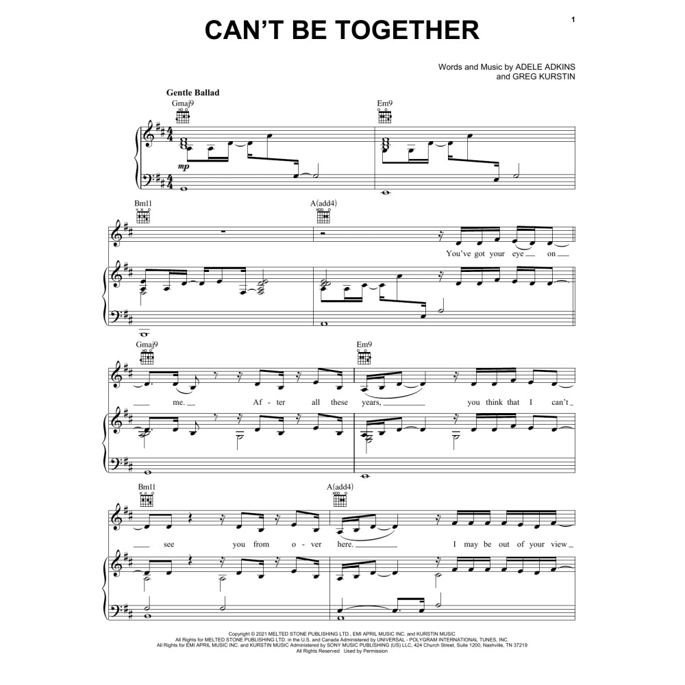 Can't Be Together