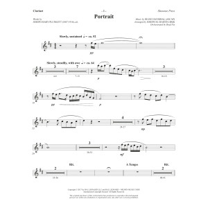 Portrait (Consort) (arr. Joseph M. Martin) - Bb Clarinet