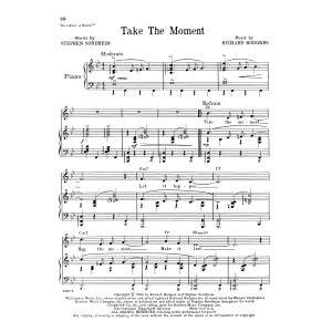 Take The Moment (from Do I Hear A Waltz?)