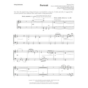 Portrait (Large Ensemble) (arr. Joseph M. Martin) - Keyboard String Reduction