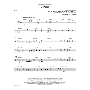 Circles (arr. Jack Zaino) - Bass