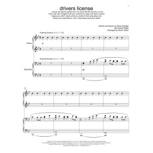 drivers license (arr. Kevin Olson)