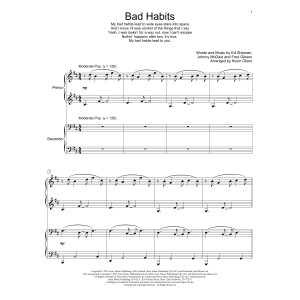 Bad Habits (arr. Kevin Olson)