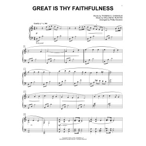 Great Is Thy Faithfulness (arr. Phillip Keveren)