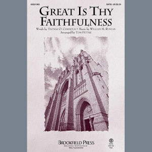 Great Is Thy Faithfulness (arr. Tom Fettke) - Full Score
