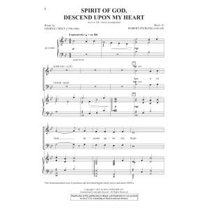 Spirit Of God, Descend Upon My Heart
