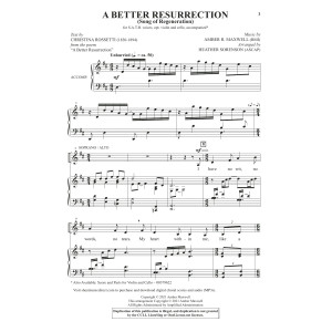 A Better Resurrection (Song Of Regeneration) (arr. Heather Sorenson)