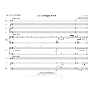 My Midnight Faith - Full Score