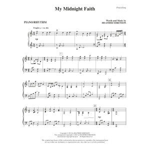 My Midnight Faith - Piano/Rhythm