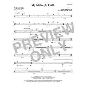 My Midnight Faith - Percussion
