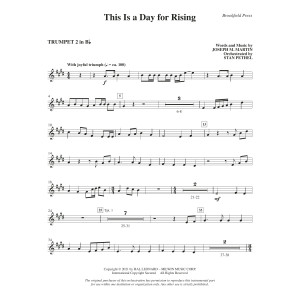 This Is a Day for Rising - Bb Trumpet 2